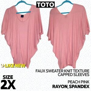 Toto knit texture lounge wear top